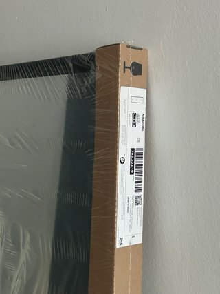 Espejo Marco Negro Madera y Cristal