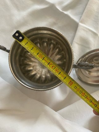 Antica Zuccheriera in peltro