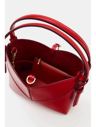 Mini bolso pespuntes
