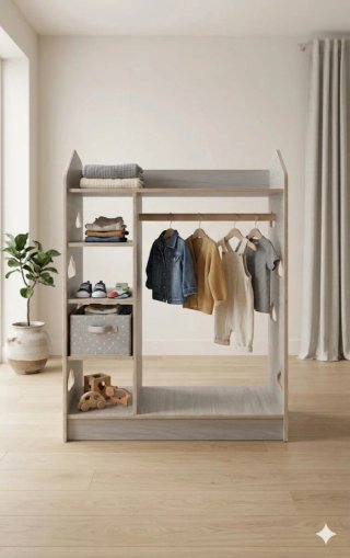 Armario para niños bajo infantil madera nuevo