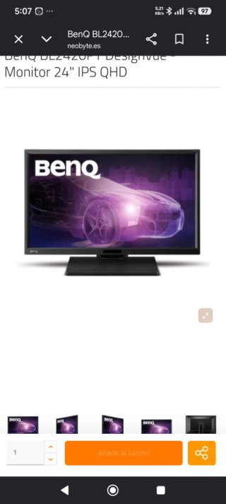 Monitor BenQ 24 Fotografía y Diseño