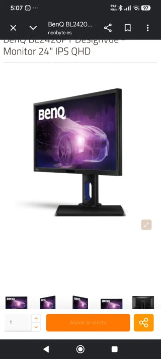 Monitor BenQ 24 Fotografía y Diseño