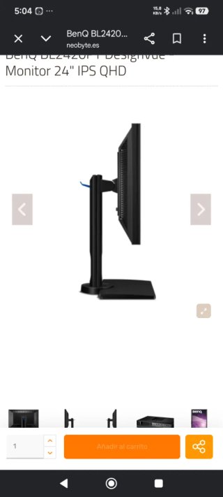Monitor BenQ 24 Fotografía y Diseño