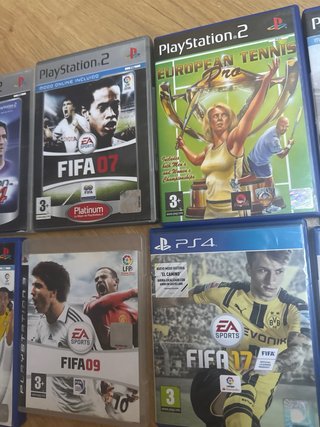 Lote Juegos PS2, PS3, PS4: FIFA, F1, Pro...