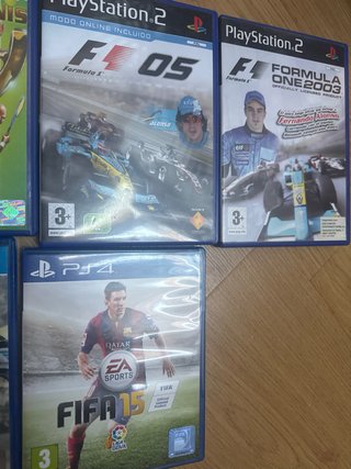 Lote Juegos PS2, PS3, PS4: FIFA, F1, Pro...