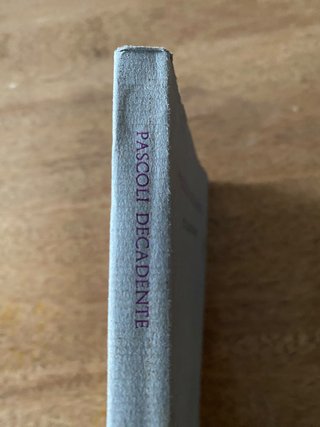 Pascoli decadente Varese Sansoni 1964 Libro Ita