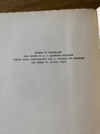 Pascoli decadente Varese Sansoni 1964 Libro Ita
