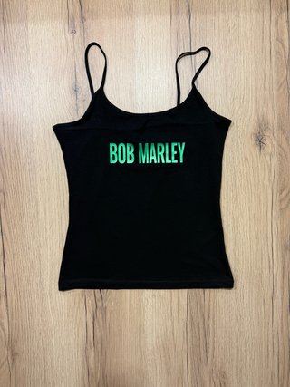 Camiseta Bob Marley Negra Verde