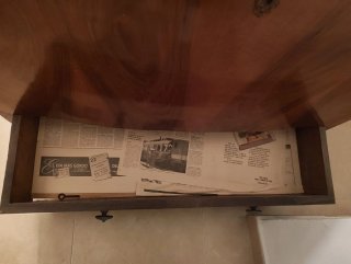 Baúl de madera antiguo