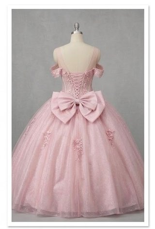 Vestido 15 Años Rosa Pastel Princesa