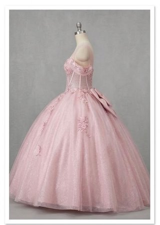Vestido 15 Años Rosa Pastel Princesa