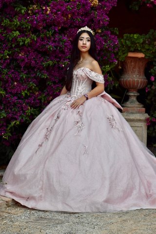 Vestido 15 Años Rosa Pastel Princesa