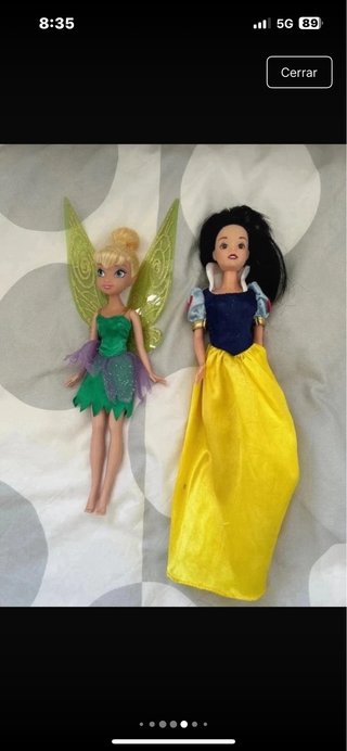 Lote Muñecas Disney y Barbie