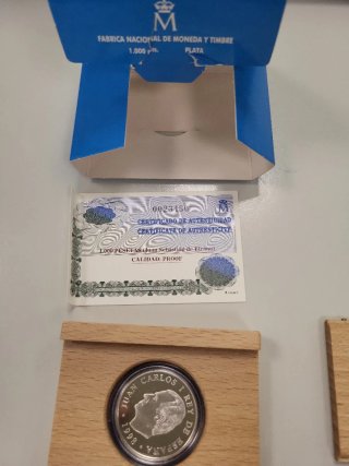 Moneda Plata 1000 Pesetas Expo 98