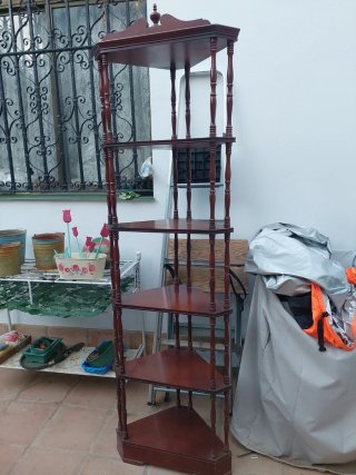 Estantería Esquinera Madera