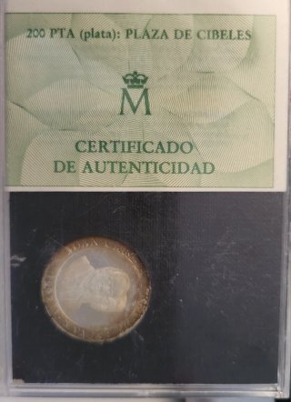 Moneda 200 Ptas 1992 Madrid Capital Europea