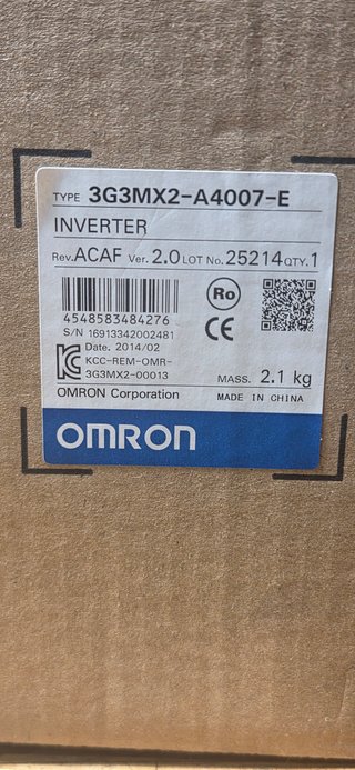 Variador Frecuencia Omron 0.75kW 400V 3PH