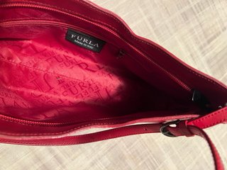 Bolso Furla vintage rojo Made in Italy