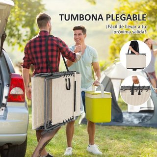 Tumbona plegable