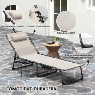 Tumbona plegable