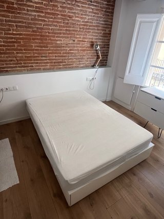 Cama y Colchon 140 con cajoneras