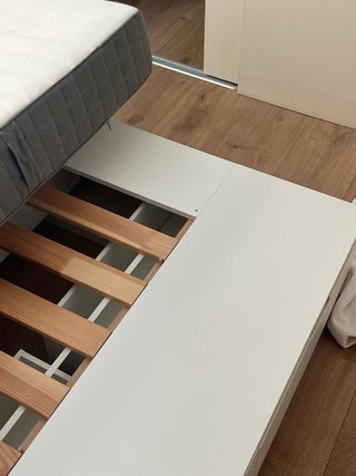 Cama y Colchon 140 con cajoneras
