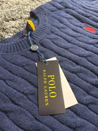 Maglione Polo Ralph Lauren Blu Uomo