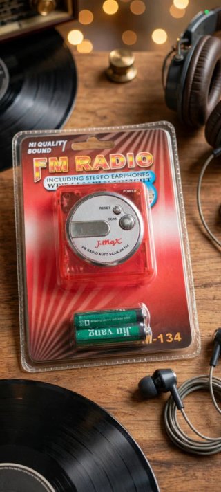 RADIO FM+AURICULARES+REGALO