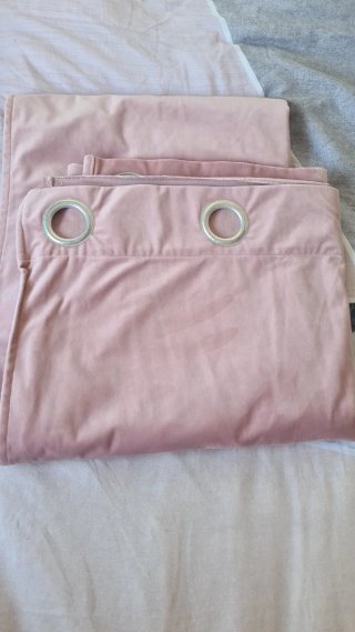 Cortinas Mint Terciopelo Rosa