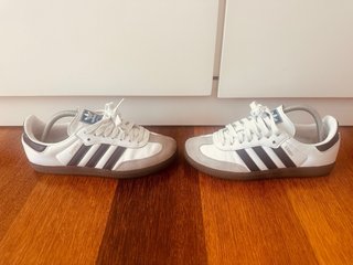 Adidas Samba Blancas y Grises