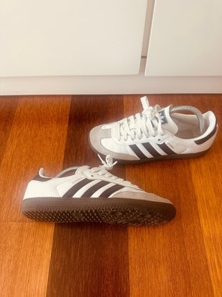 Adidas Samba Blancas y Grises
