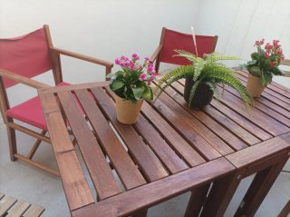 MESA IKEA ABATIBLE CON ALAS