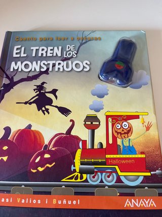 Cuento con linterna “ el tren de monstruos “