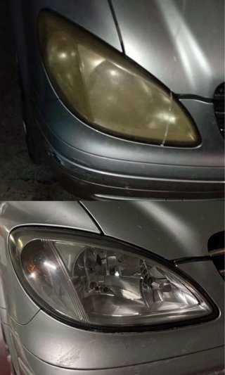 PULIDO DE FAROS DE COCHE Y MOTO ¡¡ECONOMICO!!