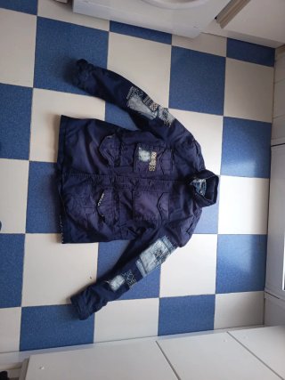 Chaqueta Desigual azul Talla xl