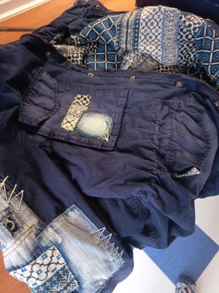 Chaqueta Desigual azul Talla xl