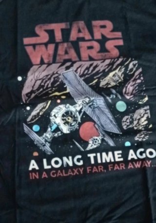 Camiseta Star Wars Lefties Talla 46 Negra