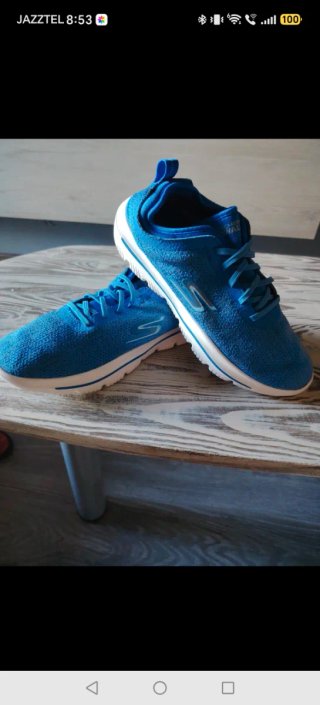 Zapatillas Skechers Azul y Blanco