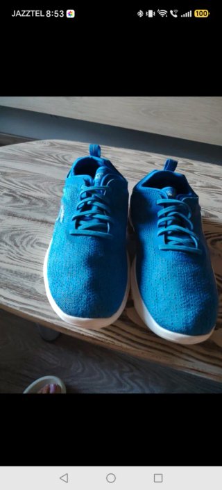 Zapatillas Skechers Azul y Blanco