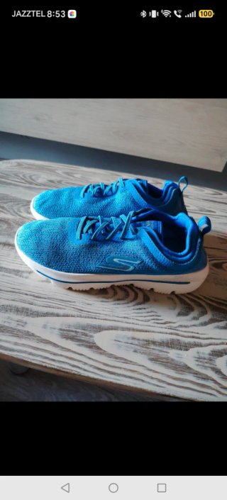 Zapatillas Skechers Azul y Blanco