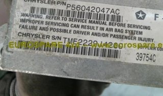 Centralita airbag jeep p56042047ac grand 3.1 24702