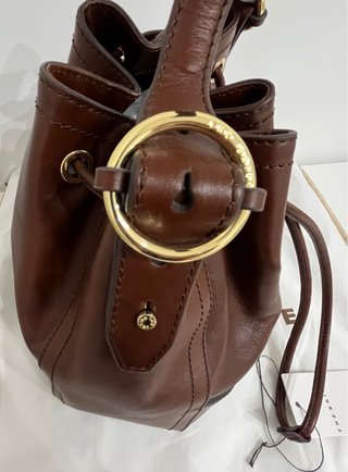 Borsa The Bridge secchiello pelle marrone