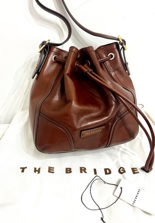 Borsa The Bridge secchiello pelle marrone
