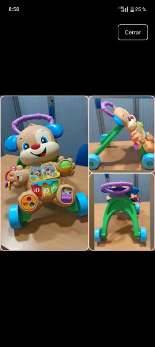 Andador Fisher-Price Oso Interactivo. Bebe