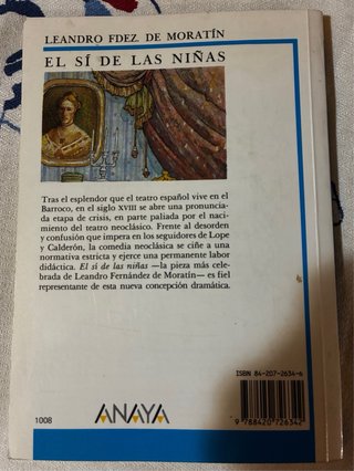 Libro El Sí de las Niñas