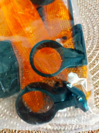 Kit Reflectores Bicicleta Naranja Rojo Gris