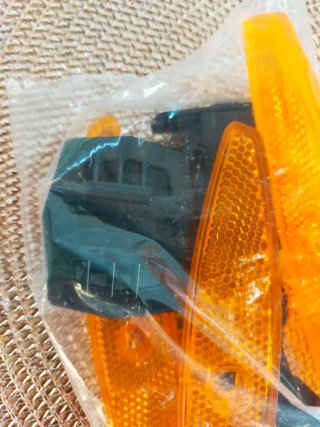 Kit Reflectores Bicicleta Naranja Rojo Gris