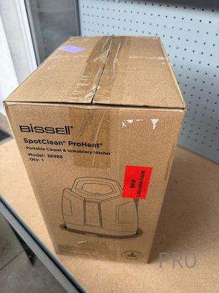 BISSELL SpotClean ProHeat Aspiradora de Agua Tapicería 330W