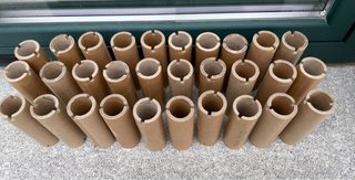 Lotto 30 tubetti cartone
