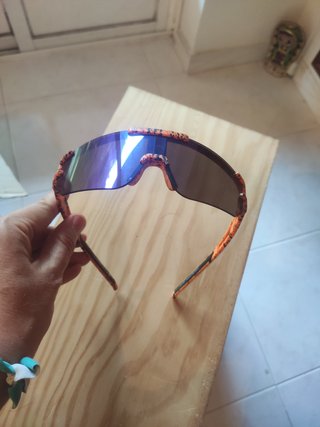 Gafas de sol deportivas naranjas